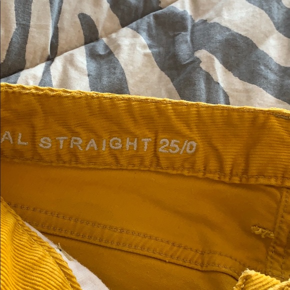 Gold Gap straight cords with side buttons - Picture 2 of 5